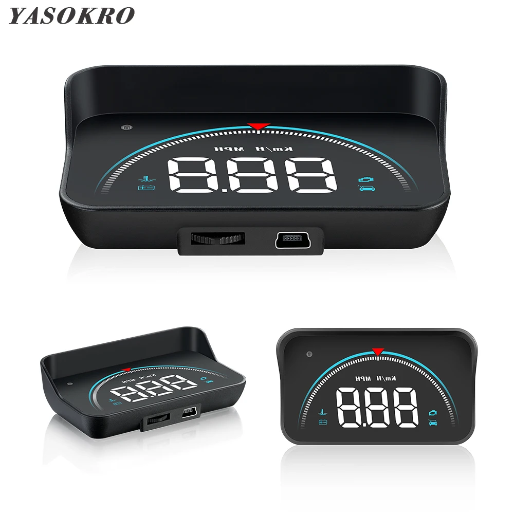 YASOKRO Новое поступление M8 HUD Дисплей на лобовое стекло автомобильный Стайлинг