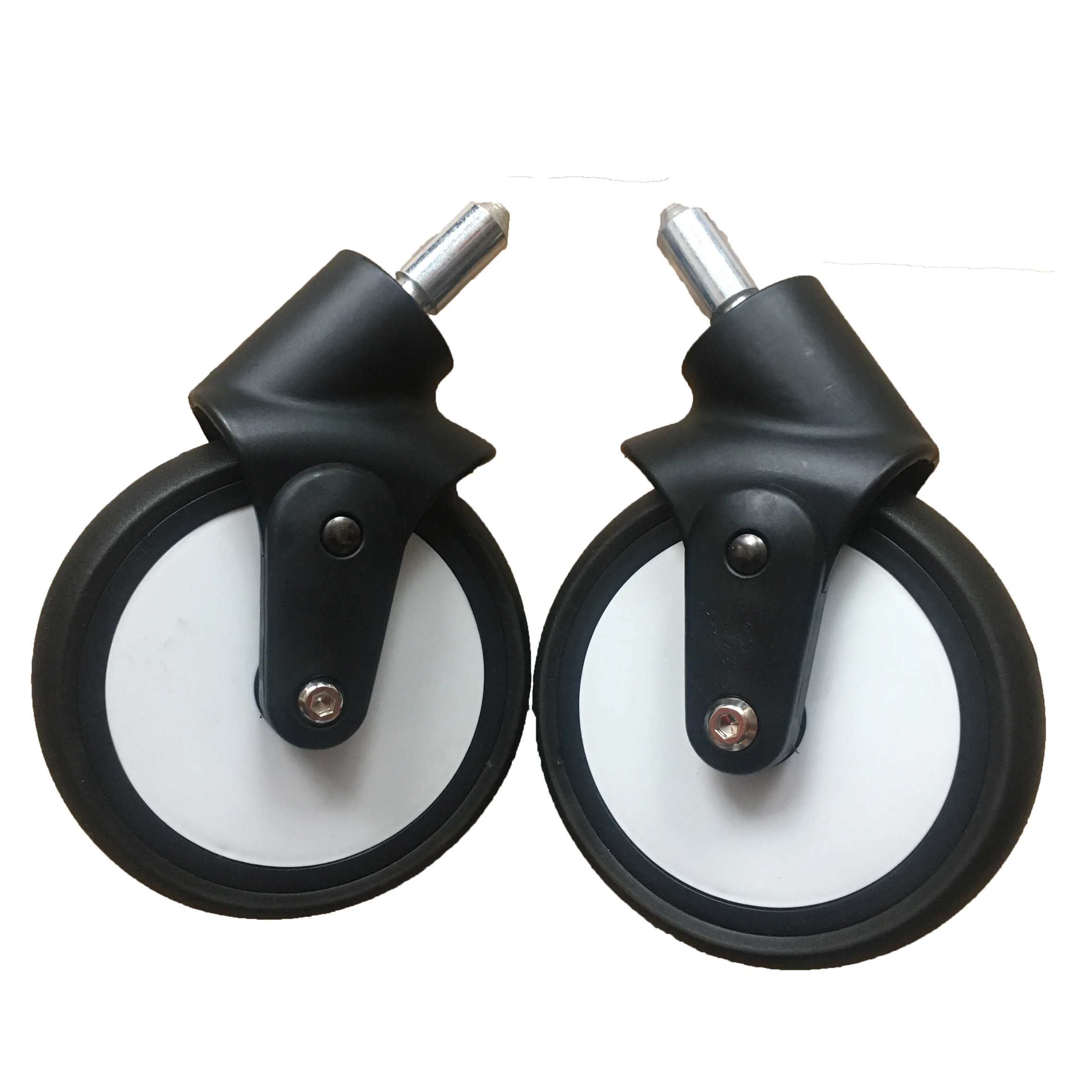front black 2pc Yoyaplus,, yoya Plus, колесо для коляски, заменяющая часть, передние колеса, коляска, задняя, Резиновая, колесо, аксессуары для коляски - Цвет: front black 2pc