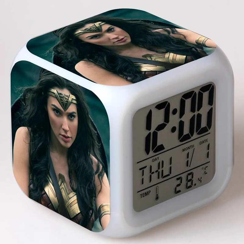 DC Movie Wonder Woman будильник игрушки Лига Справедливости Супер Герои Зеленый Фонарь 7