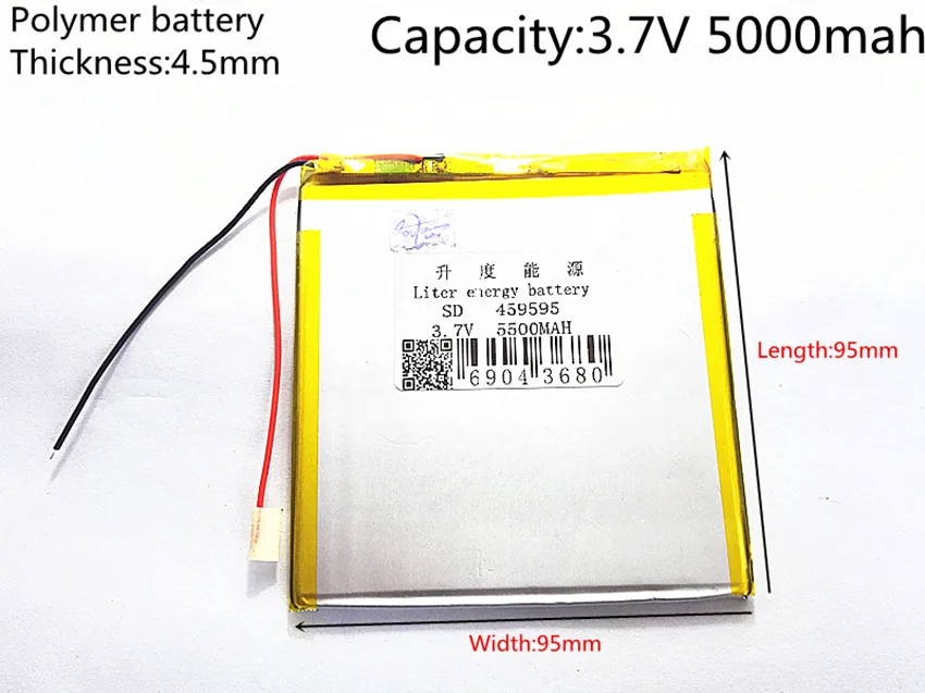Teclast p85 4 5*95*95 мм планшетный аккумулятор полимерный 3 7 V 5000MAH 459595 для планшетных ПК