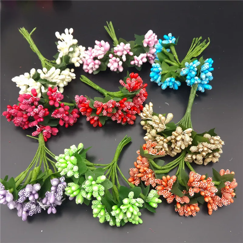 2 шт. Цветочное сердце моделирования цветок core тычинки DIY аксессуары для волос