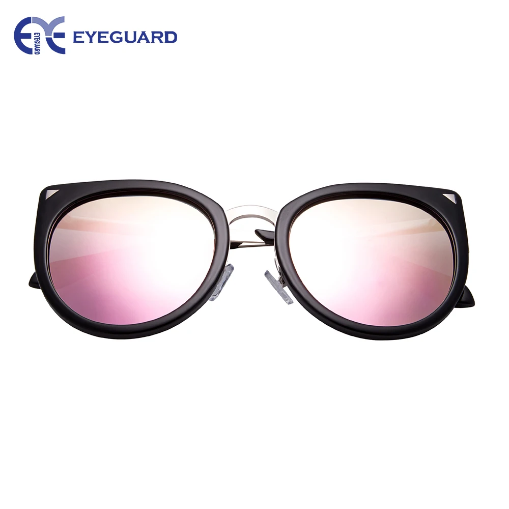 EYEGUARD поляризационные негабаритные солнцезащитные очки кошачий глаз для Для