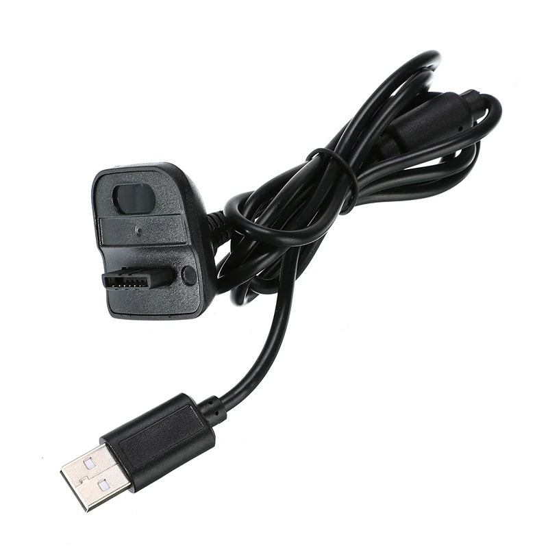 Для Xbox 360 игровой контроллер USB зарядный кабель беспроводной контроллер usb-геймпад джойстик кабель питания зарядное устройство Черный