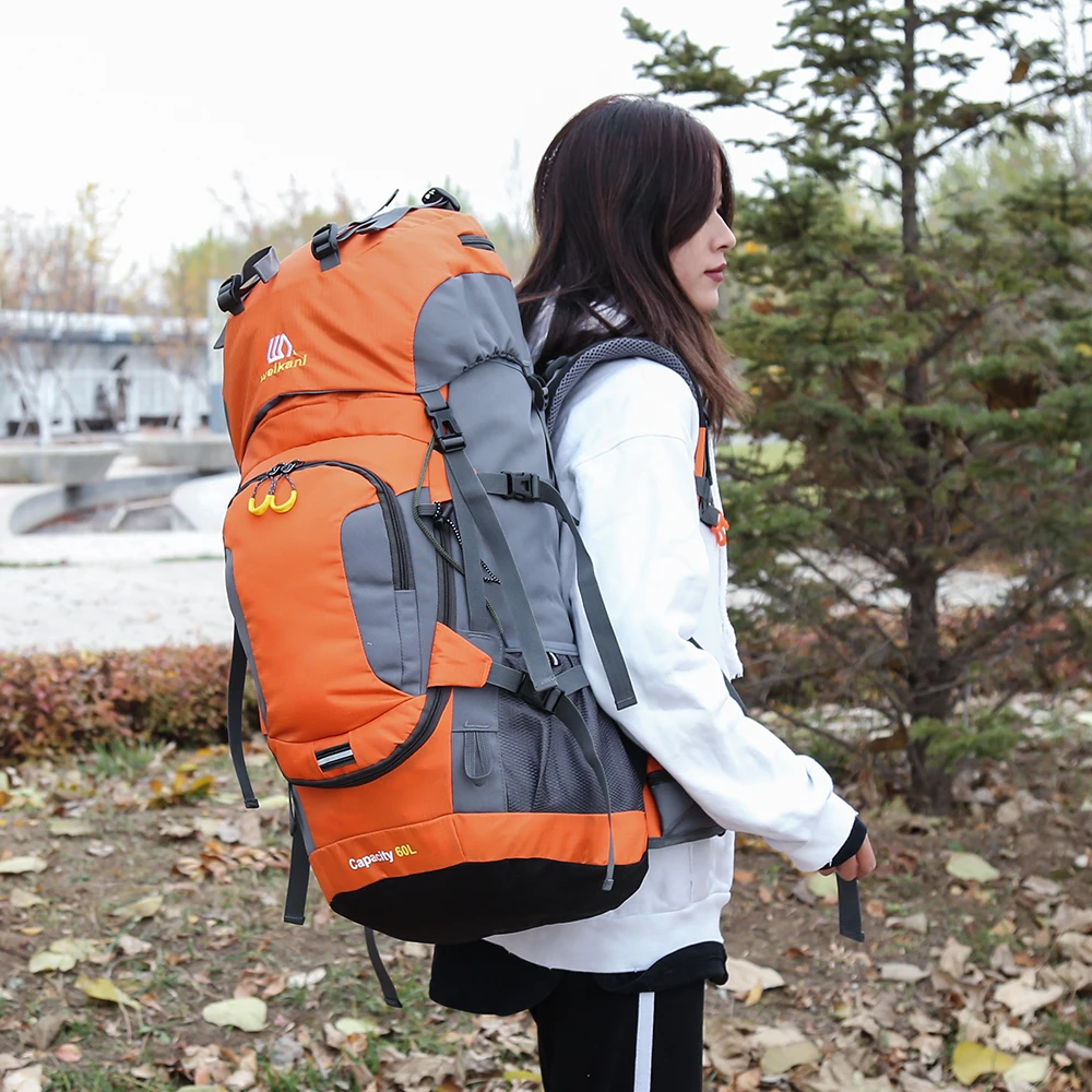 60л водонепроницаемый походный рюкзак для кемпинга альпинизма велоспорта