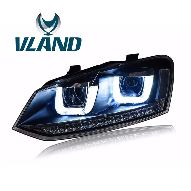 VLAND завод для автомобильных головных ламп поло светодиодный светильник 2010 2011 2012