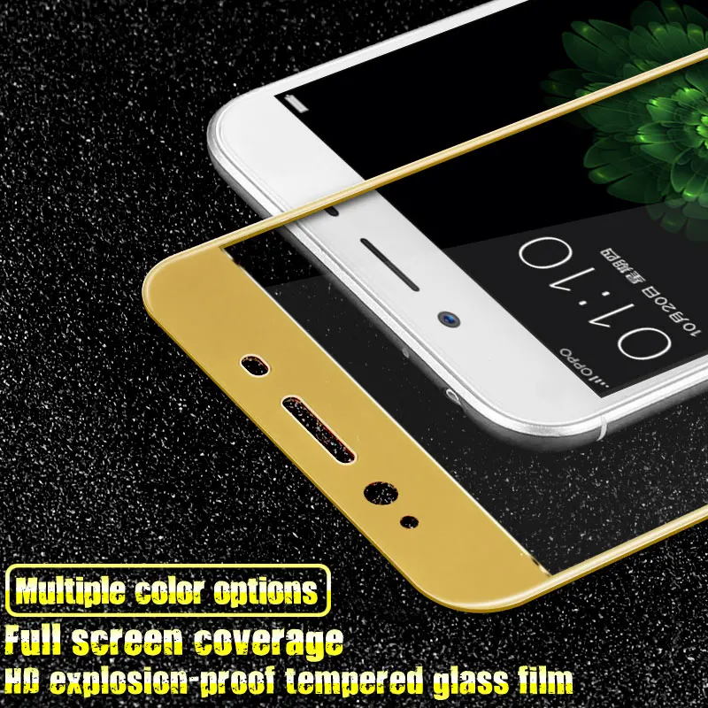 Закаленное 3D стекло для OPPO R9S 2 шт. полноэкранная Защитная пленка Plus | Мобильные