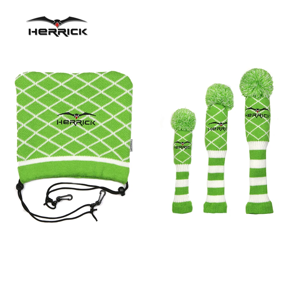 Деревянные головные уборы для клюшек гольфа вязаные шерстяные накладки 1 #3