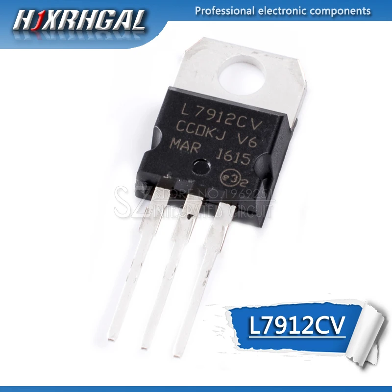 L7912CV TO-220 L7912 TO220 7912 LM7912 MC791, 1 шт.