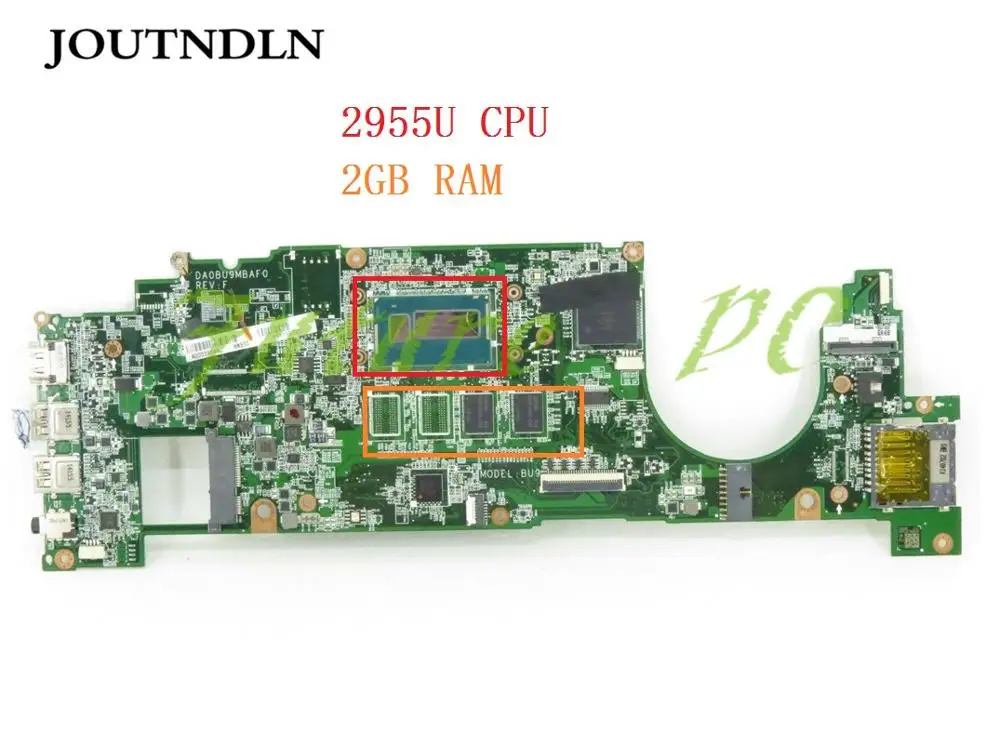 Материнская плата JOUTNDLN для ноутбука Toshiba Chromebook CB35-A3120 CB35-A A000286480 DA0BU9MBAF0 с 2955U ЦПУ и 2