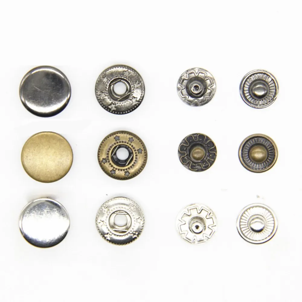 12 5 мм красочные круглые металлические медные крепежные элементы кнопки для