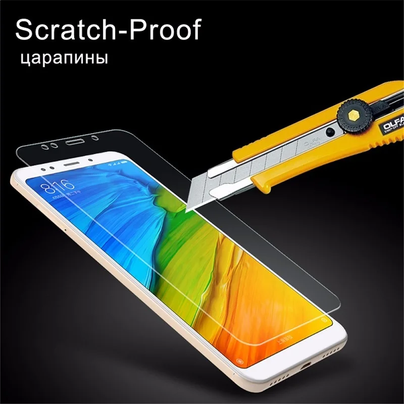 2 шт. Защитное стекло для Xiaomi Redmi 5 Plus 6A 6 Pro S2 Note закаленное Защитная пленка экрана