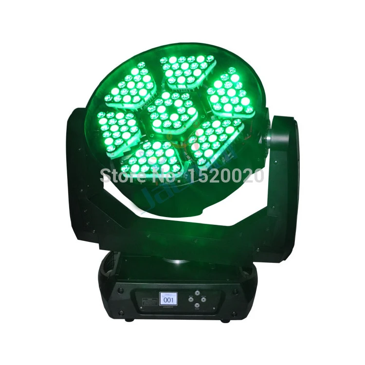 2 шт./лот) 126 шт.* 3 Вт RGB 3в1 Led Strom свет 400 Вт Супер яркость мощность вращающаяся голова DMX свет