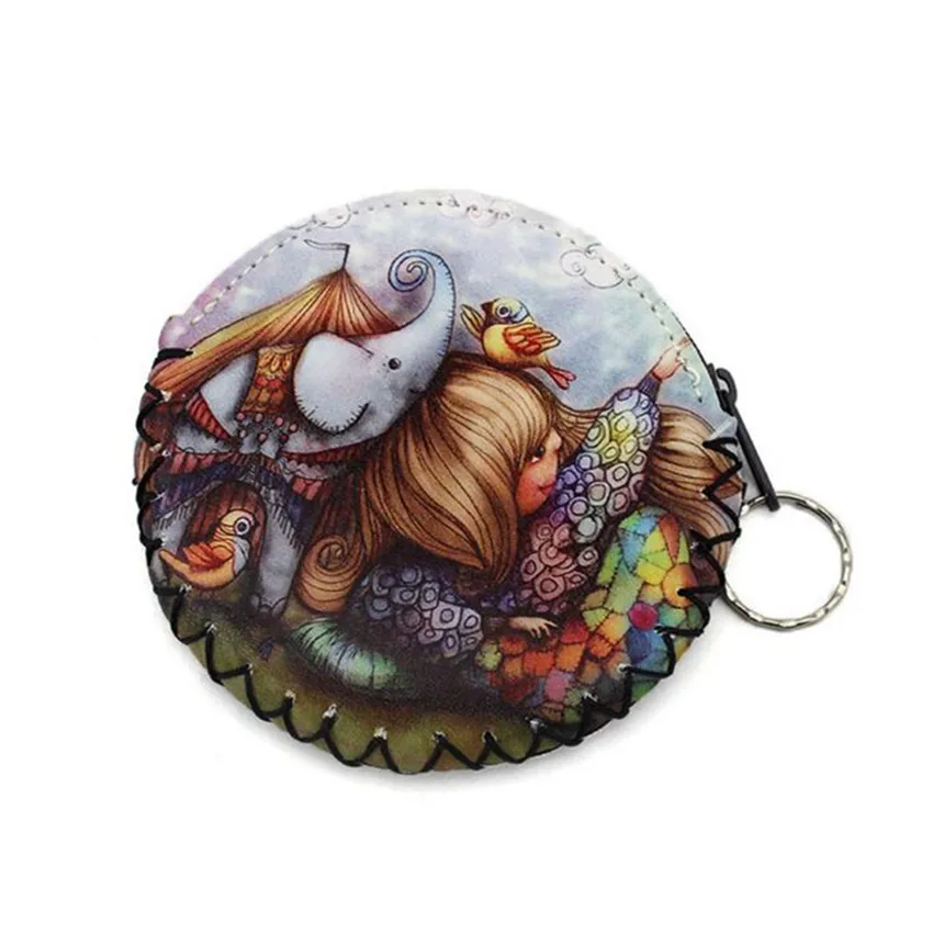 M083 2017 Мини женские кошельки с принтом обтягивающий Восстанавливающий старинный