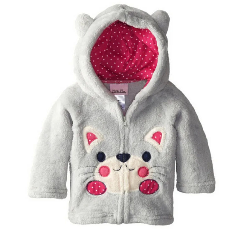 2016 new winter coat male and female children soft coral velvet embroidery cartoon panda age2 3 4 5 6year123 | Детская одежда и