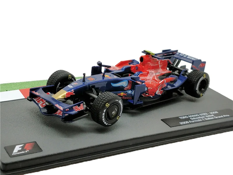 1:43 TORD ROSSO STR3 2008 No15 Vettel гоночный литой под давлением модель автомобиля миниатюрный автомобиль