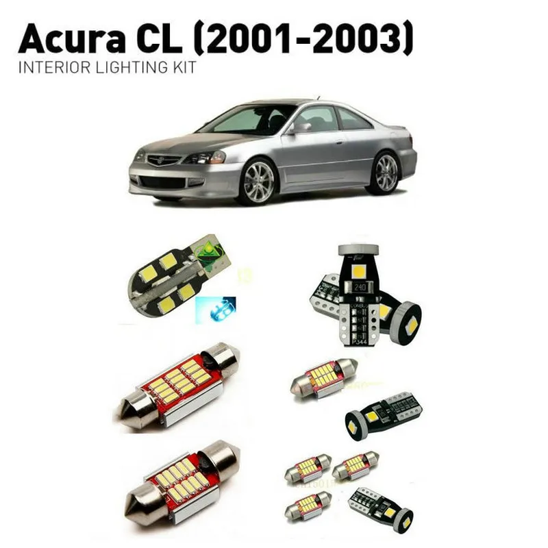 Светодиодные внутренние фары для Acura CL 2001 2003 13 шт. светодиодные автомобилей