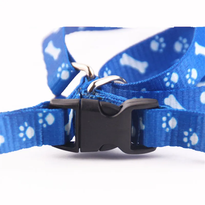 New Simple Nylon Pet Harnesses Comfortable and Convenient Printing Straps for Small Dog Puppy Cats Supplies(Random Color | Дом и сад