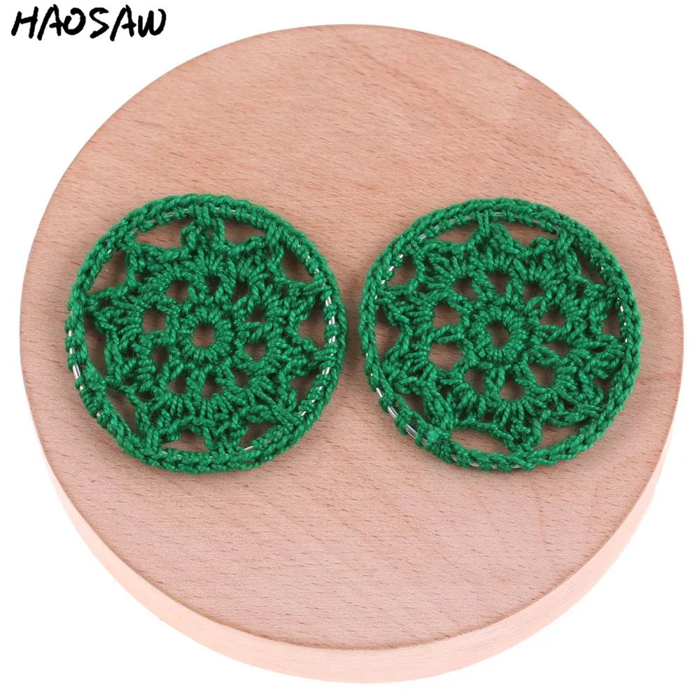

40mm 40Pcs/Lot Round Earrings Handmade Colorful Jewelry For DIY Accessories/Jewelry Findings/Embellishment/Accessories Making