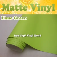high quality matte lime green vinyl wrap lime matte vinyl film air free bubble car wrapping size 1 5230mroll