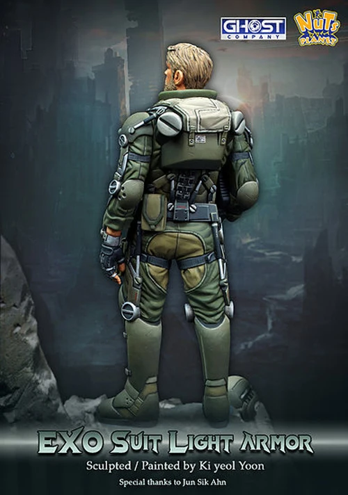 

1:24 Resin Figure Model Armored Suit Soldier Mechanical Theme 75MM R105