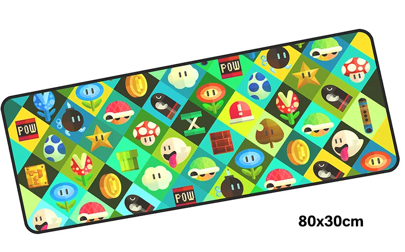 Гелевый коврик для мыши mario, аксессуары для геймеров 800x300 мм, коврик для мыши notbook, большой игровой коврик для мыши с рисунком, коврик для мыши, компьютерный Настольный коврик для мыши