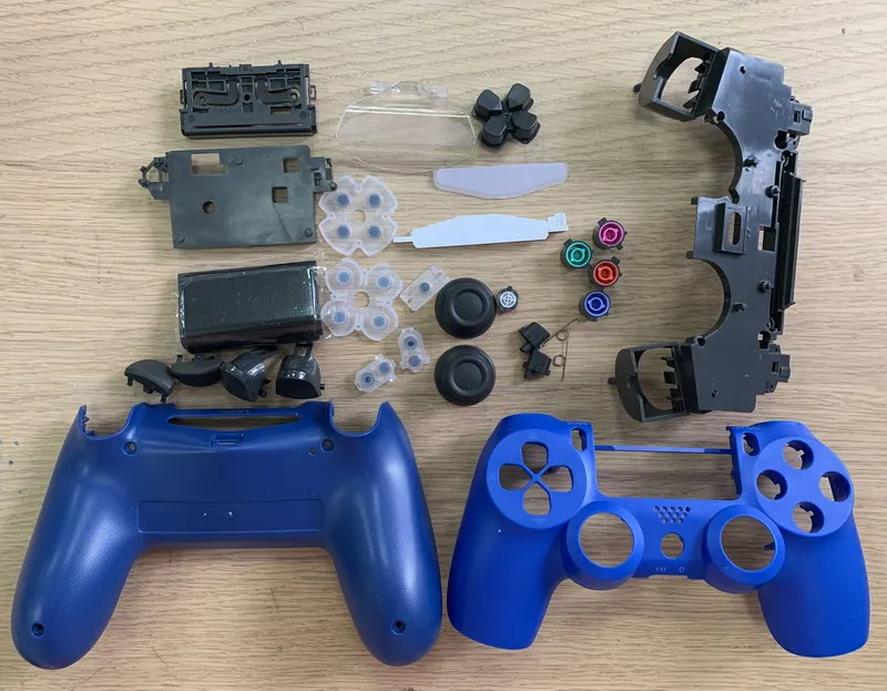 Сделано в Китае Сменный Чехол для ps4 slim 4,0 jdm-040 беспроводной контроллер сенсорный светильник - Цвет: blue