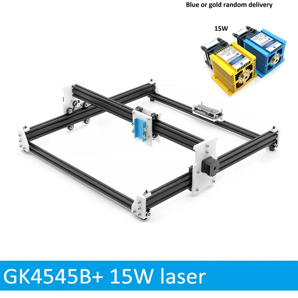 

15W Laser Engraving Machine Woodworking 45*45cm Engraver 5500MW Wood Router DIY Mini CNC Printer PWM Benbox GRBL EleksMaker