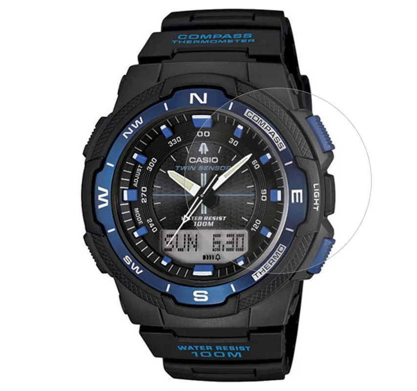 Закаленное стекло для casio SGW 500H 2 шт. | Мобильные телефоны и аксессуары