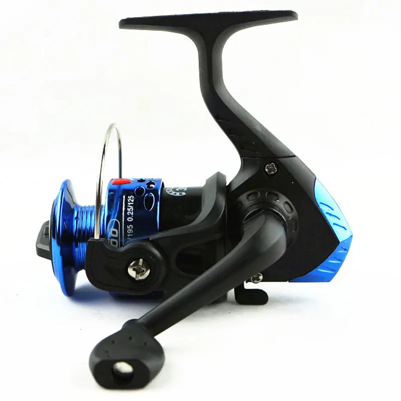 Дешевая Рыболовная катушка DZ200 стильные катушки для спиннинга с мини-ручкой