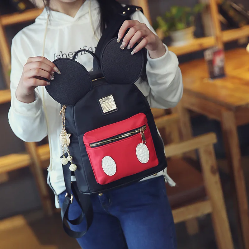 Disney Микки Маус леди мультфильм рюкзак для женщин новая детская милая девушка Студенческая сумка для школы