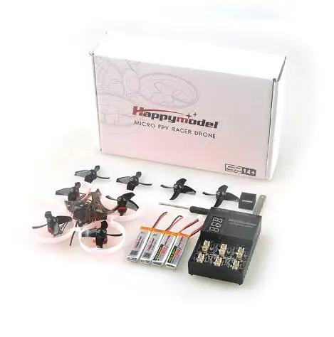 Гоночный Дрон happyymodel Mobula7 Mobula 7 75 мм Crazybee F3 Pro OSD 2S совместимый с Frsky Flysky|Детали и