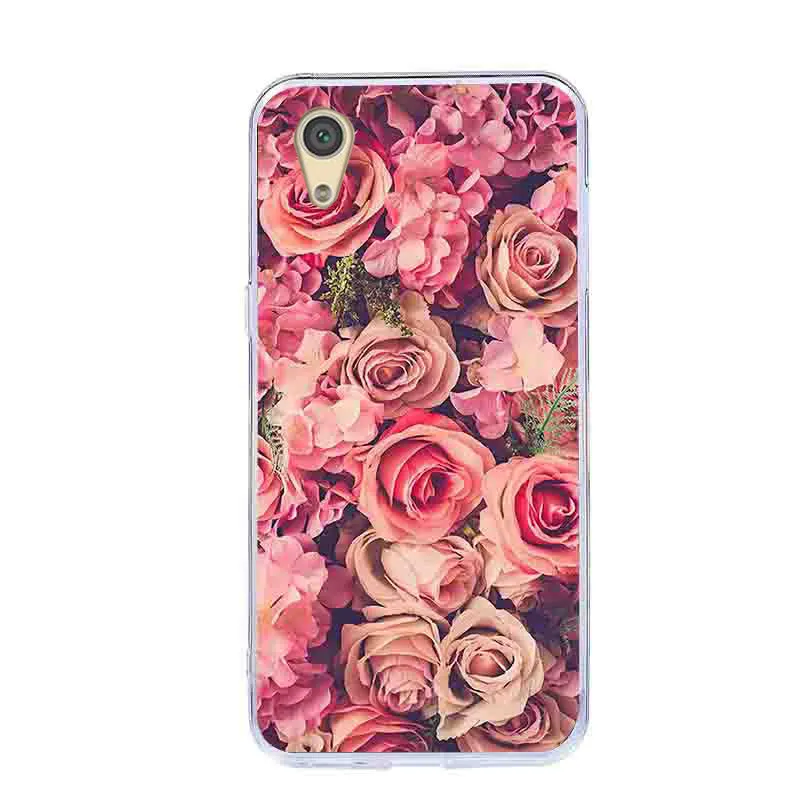 NORLSTY цветок телефон чехол для Asus Zenfone Live ZB501KL случае 5 0 &quotмилый сзади Чехлы мангала