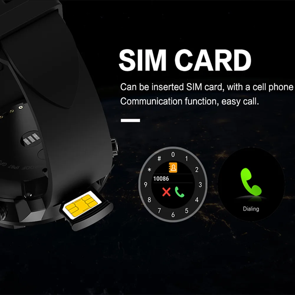 Новинка 2018 умные часы Beseneur S3 Android 5 1 пульсометр Гб + 16 ГБ с поддержкой 3G Wi Fi GPS