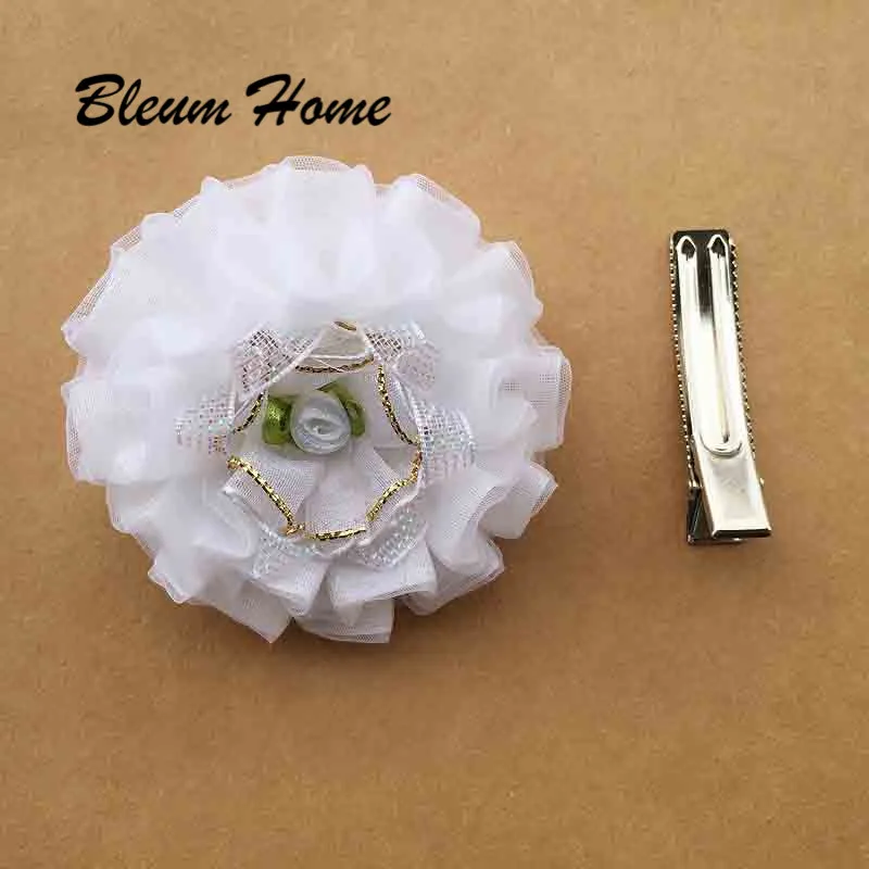 Bleum Home комплект из 2 предметов для девочек аксессуары волос белый цветок заколка с