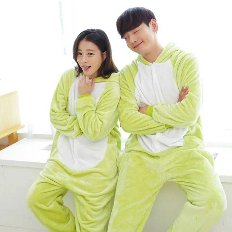 Adult Green Frog Animal Kigurumi Onepiece Women Men Party Anime Cosplay Onesies Costumes Soft Funny Cartoon Pajamas For Girl Boy