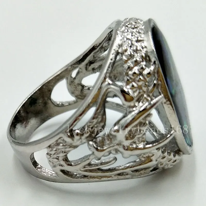 Бесплатная доставка красивые ювелирные изделия Новая Зеландия овальное кольцо в