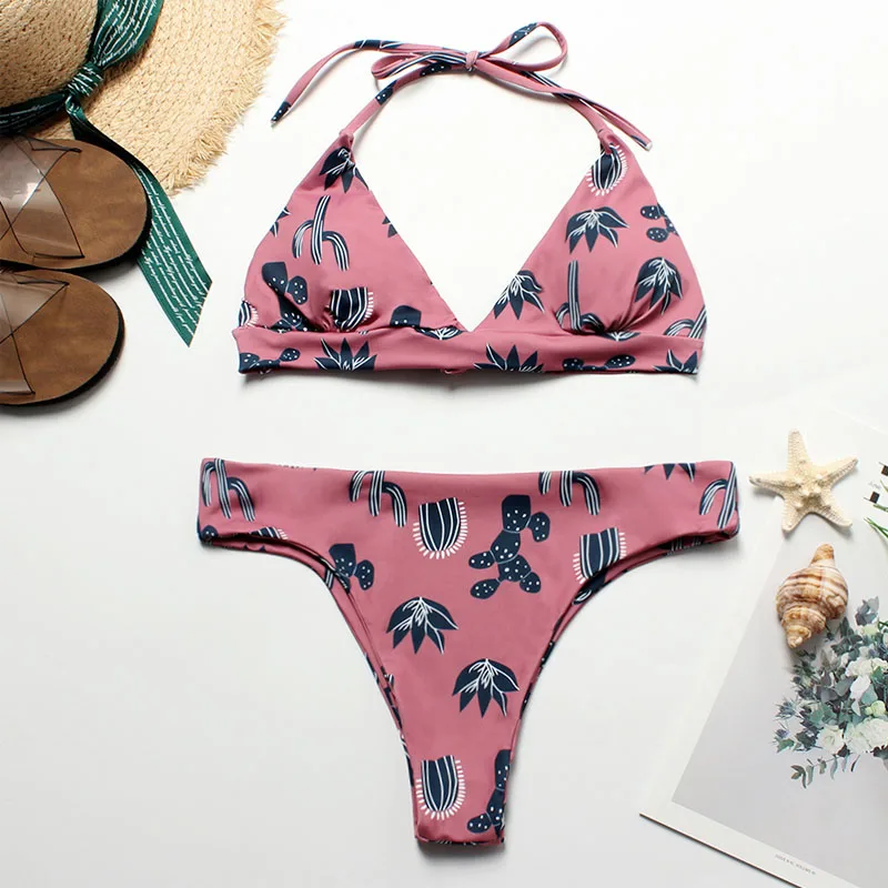 Новинка 2019 кружевное сексуальное бикини простой женский купальник женская