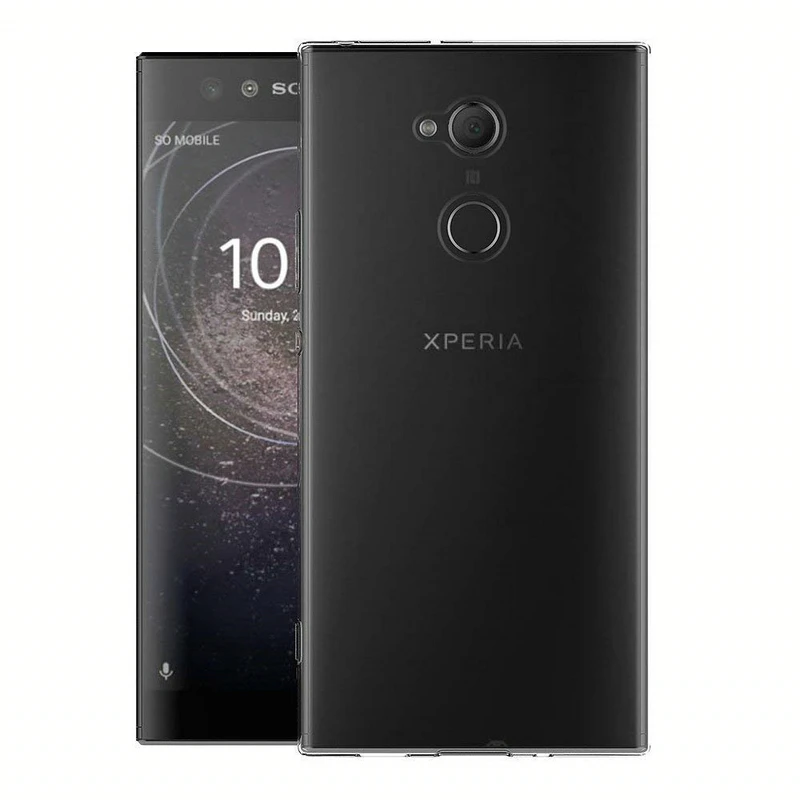 Чехол для sony Xperia XA2 TPU Силиконовый прочный прозрачный мягкий чехол двойной