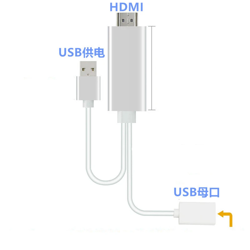 8-контактный HDMI HDTV TV цифровой AV видео адаптер кабель умный для Apple iPhone 7 6 6S Plus ipad Mini 2