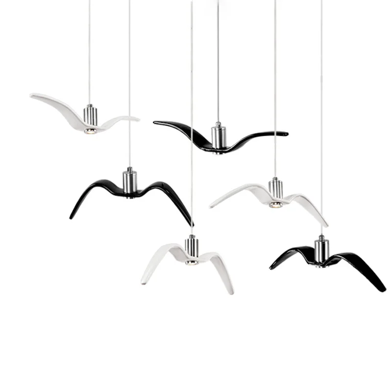 NEW Modern minimalist restaurant gulls Pendant Lights LED creative personality pendant Lamp bedroom AC110-240V
NEW Modern minimalist restaurant gulls Pendant Lights LED creative personality pendant Lamp bedroom AC110-240V