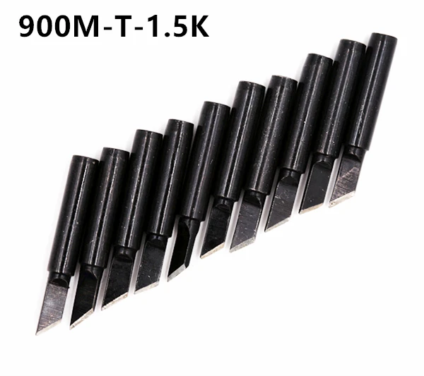 

SZBFT 10 piece PCS Black 900M-T-1.5K Lead-Free replaceable solder iron tip for 936 solder station free shipping