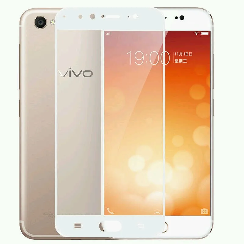 3D закаленное стекло для Vivo V5 полного покрытия экрана Взрывозащищенная защитная