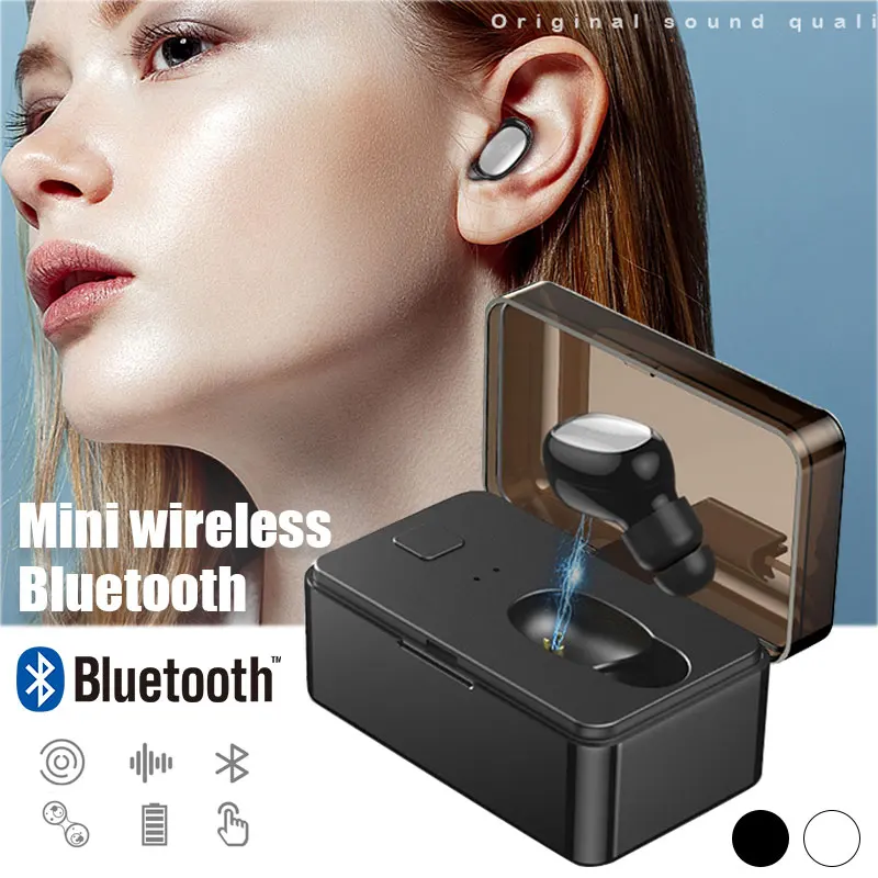 Мини Hands Free наушники с зарядным устройством 2 4 ГГц Беспроводной Bluetooth V4.1 гарнитура
