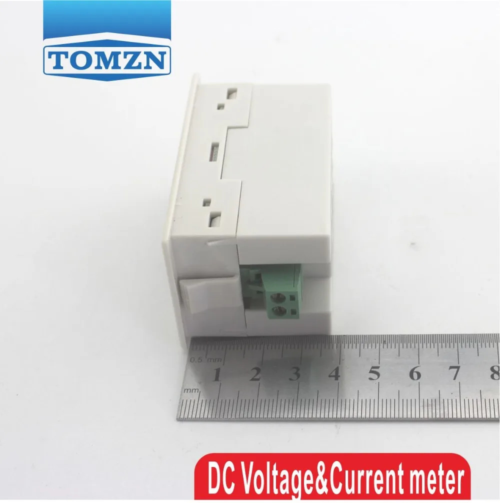 Dual LCD display DC Voltage and current meter voltmeter ammeter range 0-199.9V 0-10A Blue backlight 3~40 Input | Инструменты