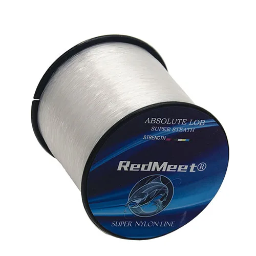 White Hot Sale 1Pcs 1000m New Brand RedMeet Series Super Strong Japan Monofilament Nylon Fishing Line 1000m 4.4-28.6LB - Цвет: White