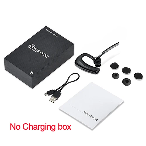 No charging box Новинка, BH820, Bluetooth наушники, стерео, свободные руки, беспроводные наушники, смарт-автомобиль, вызов, бизнес, Bluetooth гарнитура с блоком питания - Цвет: No charging box