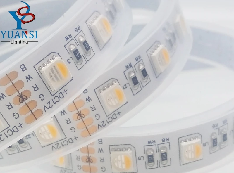 Светодиодная ленсветильник 4 в 1 5 20 м 5050SMD RGBW RGBWW постоянный ток 12 В + Mi светильник
