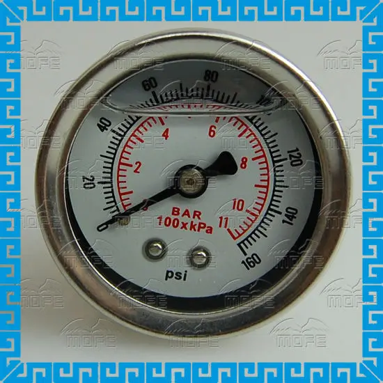 Мфэ алюминиевый регулятор давления топлива с белый диапазон : 0 - 160 фунтов на