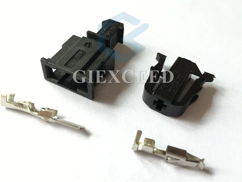 

2 комплекта 1 Pin 1-929595-1 191972701 мужской женский автомобильный разъем датчик розетка Электрический кабель питания разъем для VW Toyota