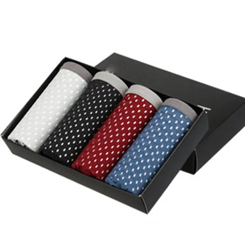 TANGNEST 2019 New Arrival Men Underwear One Box = 4 Pieces Random Color Fashion Good Quality Boxer Shorts Male Asian Size NNP150 | Мужская